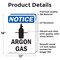 Signmission Argon Gas Sign, Vinyl Decal, 12in W x 18in L, 2PK OS-2PACK-NS-D-1218-V-10174 - alternate 3